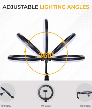 Portable Bro Core ring light without stand for content creation and mobile video shooting