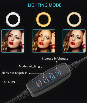 Bro Core small ring light without stand for mobile shooting and professional lighting setup