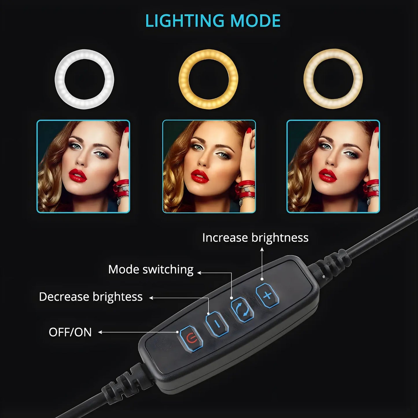 Bro Core small ring light without stand for mobile shooting and professional lighting setup