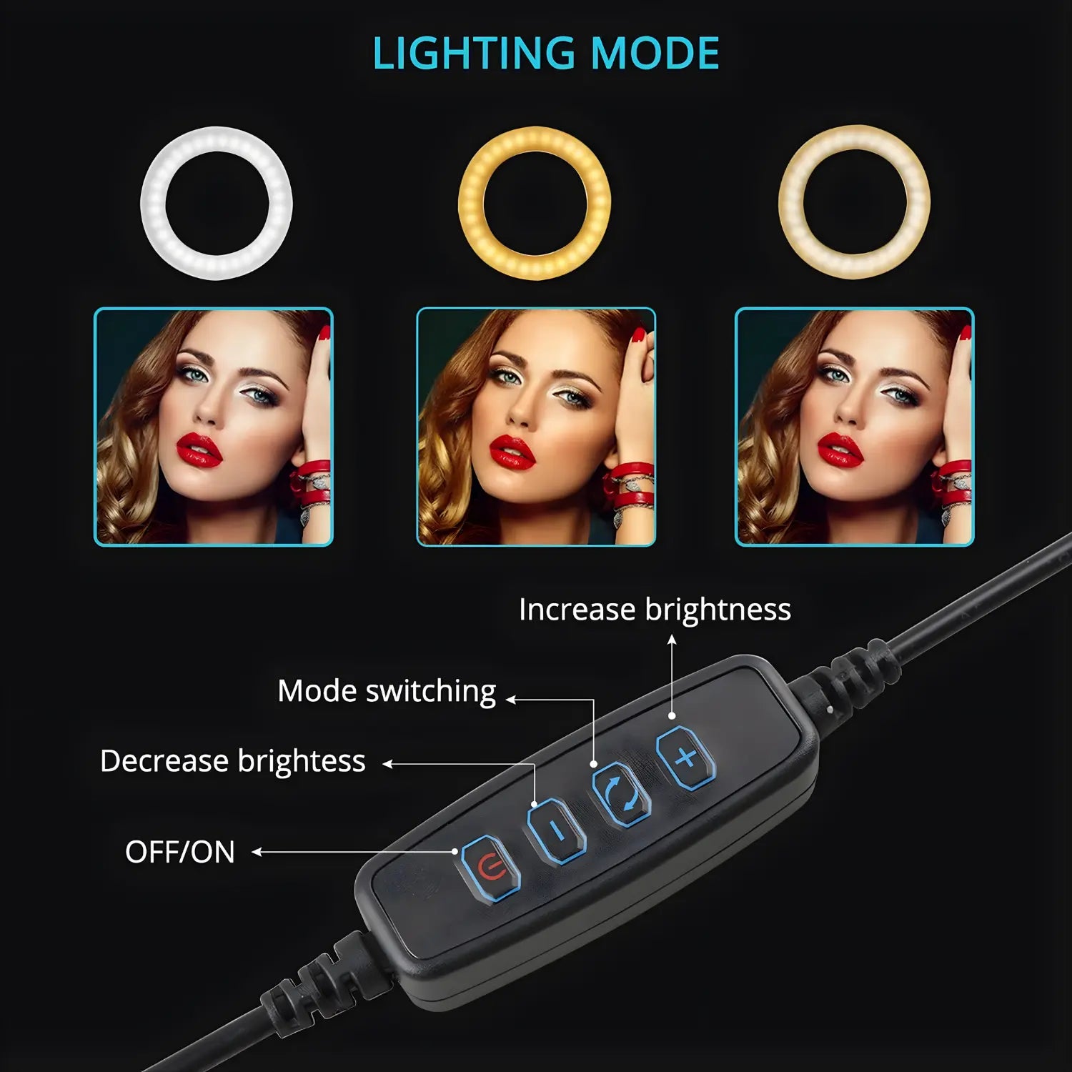 Bro Core small ring light without stand for mobile shooting and professional lighting setup