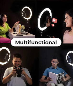 Bro Core selfie ring light without stand for makeup, live streaming and video calls